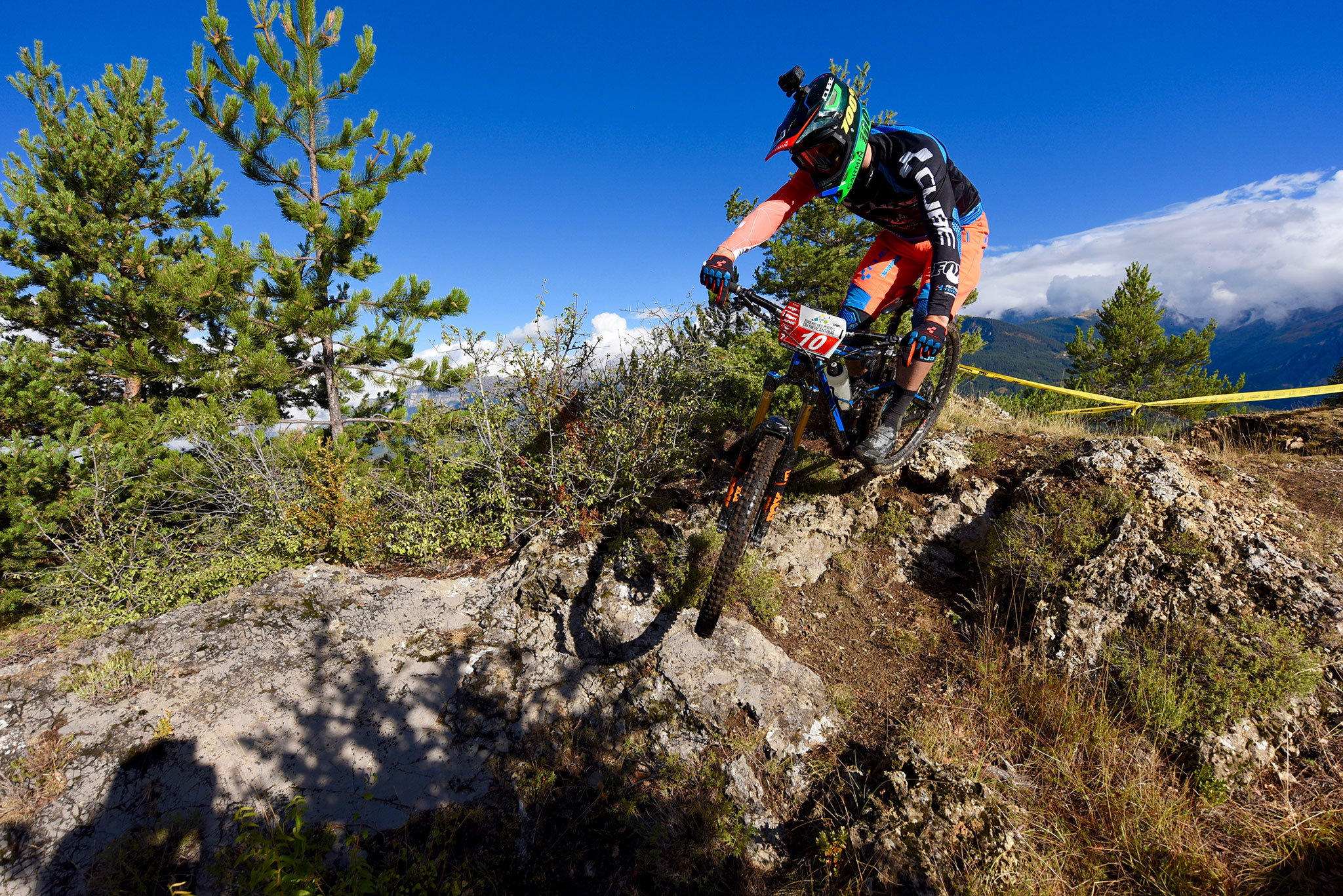 Greg Callaghan, Cube Action Team, à l'attaque tout au long du week-end pour une place sur le podium.