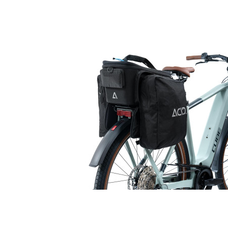 Sacoche Vélo ACID TRUNK 8+7 RILink - Imperméable, Extensible, Compatible Cube