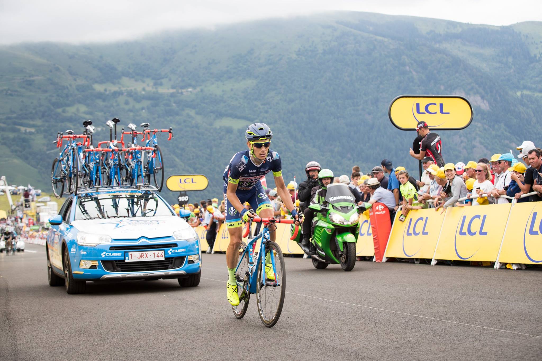 Magnifique 16ème place pour Guillaume Martin au guidon de son Cube Litening C:68 sur la première étape de montagne du Tour de France.