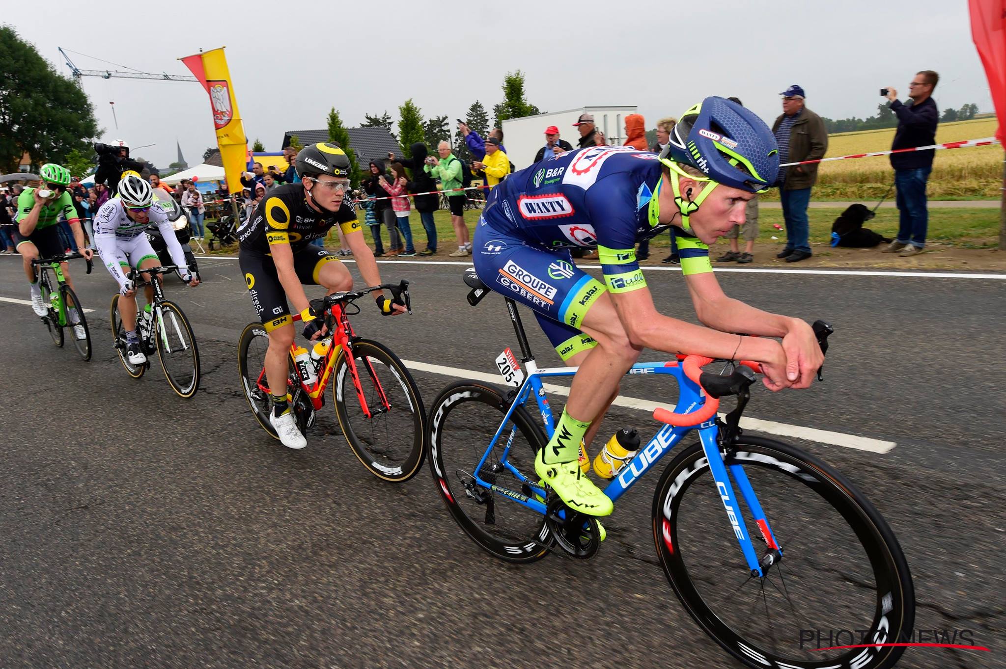 Plus de 200 km d'échappée pour Yoann Offredo et son Cube Litening C:68.  © Photo News