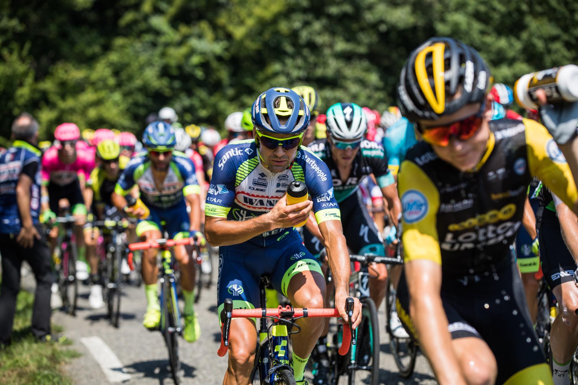 Une étape rapide, rendue d'autant plus difficile par des températures proches des 35° tout au long du parcours.