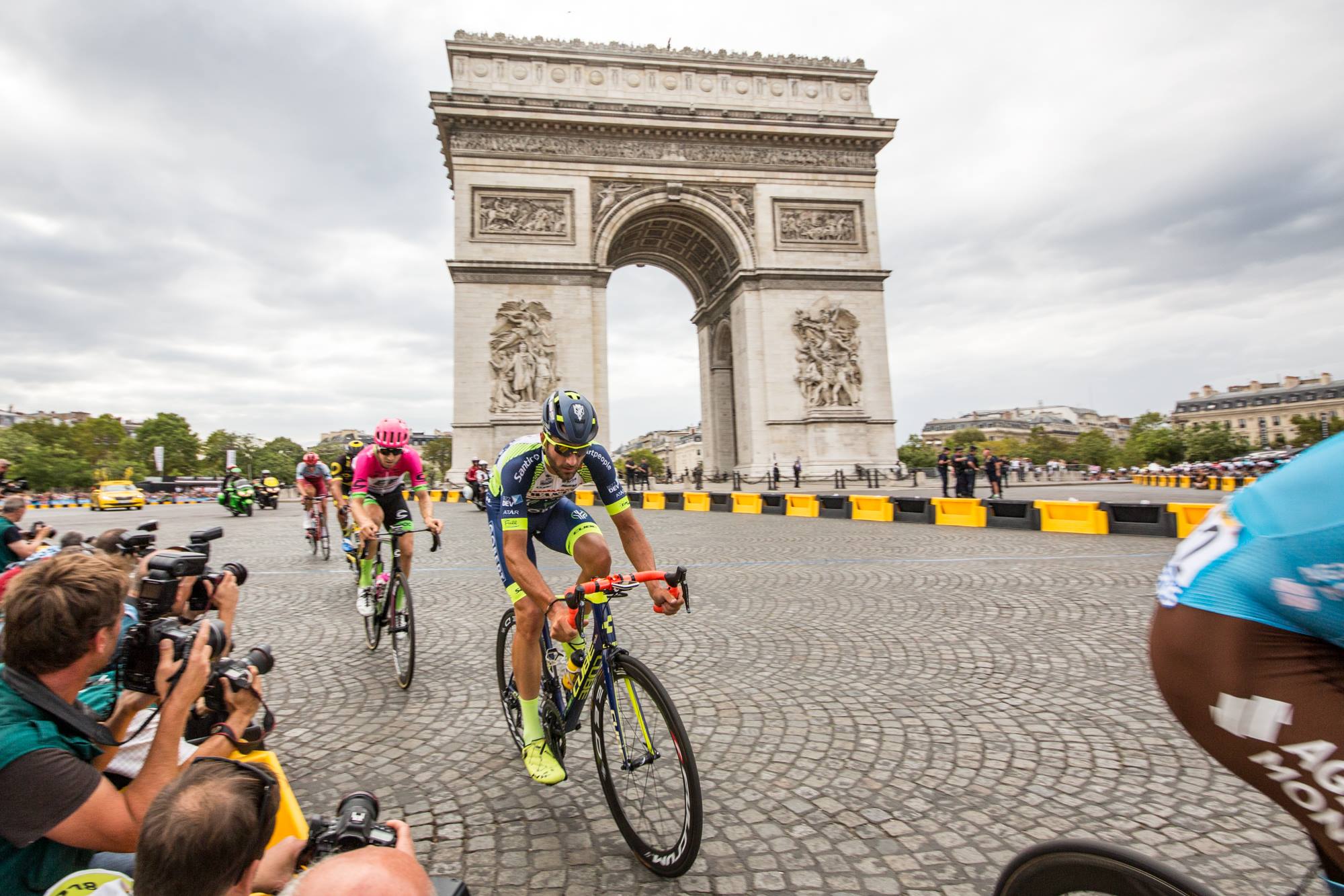 Guillaume Van Keirbulck a passé près de 450 kilomètres en tête du peloton.